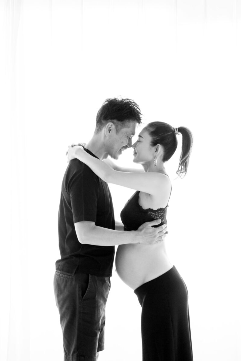 神戸 マタニティフォト 女性カメラマン 母と子の上田病院 春日野道駅　カメラマン スタジオ 神戸 内絵里 金本義隆 写真屋 スタジオゴールド