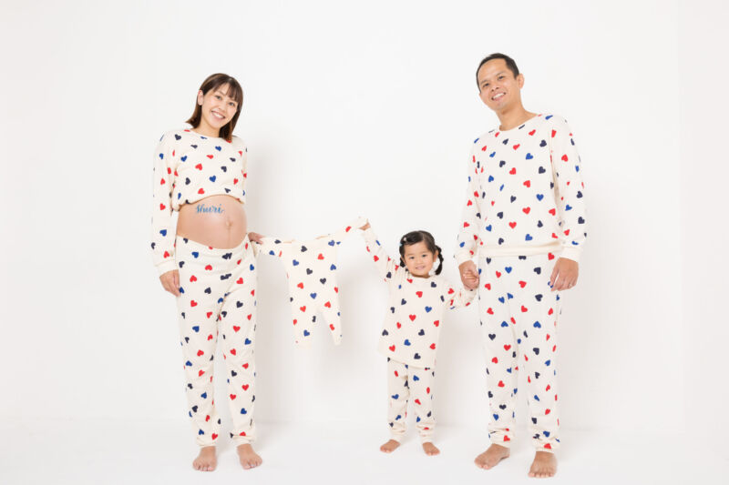 神戸 マタニティフォト 女性カメラマン 母と子の上田病院 春日野道駅　カメラマン スタジオ 神戸 内絵里 金本義隆 写真屋 スタジオゴールド