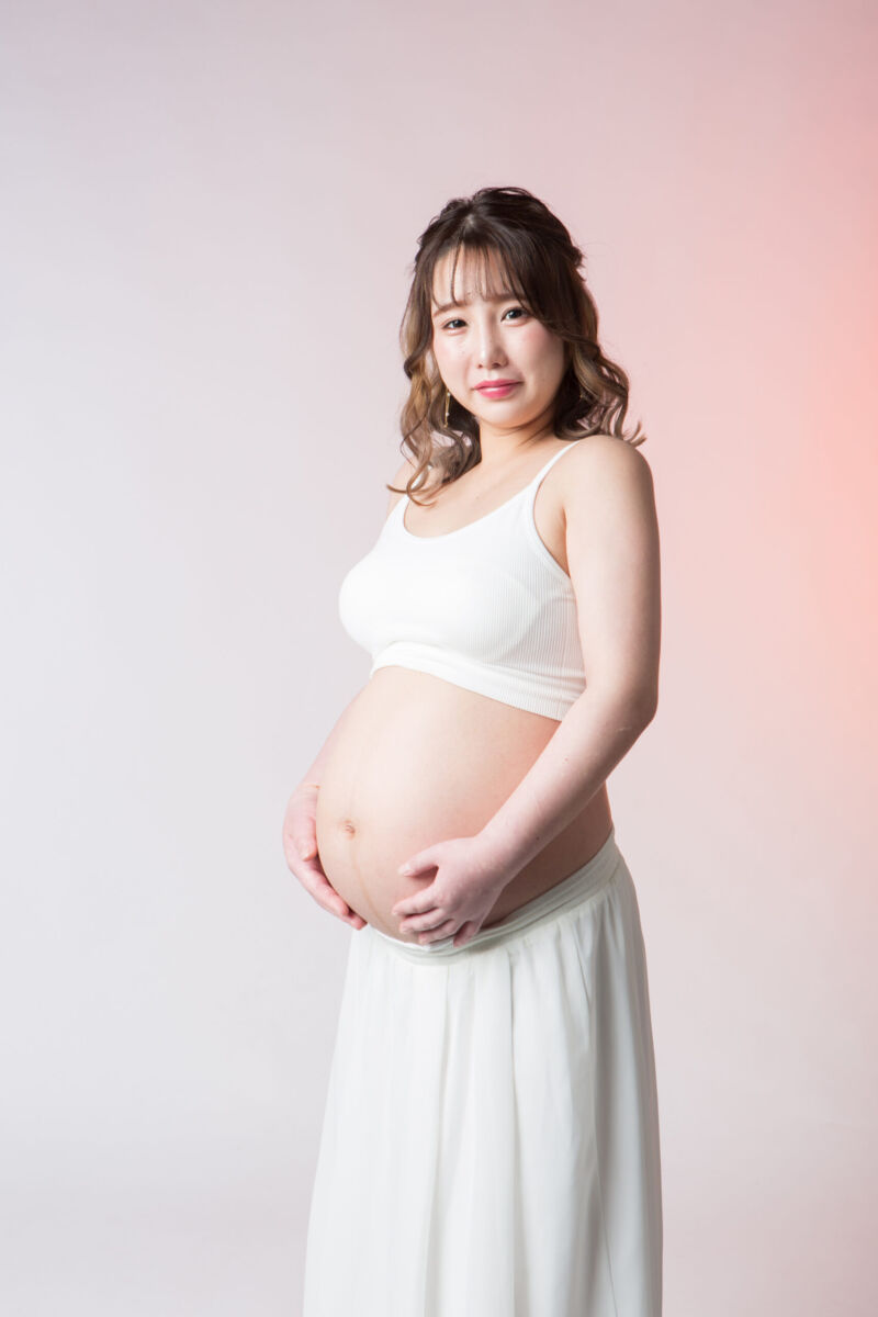神戸 マタニティフォト 女性カメラマン 母と子の上田病院 春日野道駅　カメラマン スタジオ 神戸 内絵里 金本義隆 写真屋 スタジオゴールド