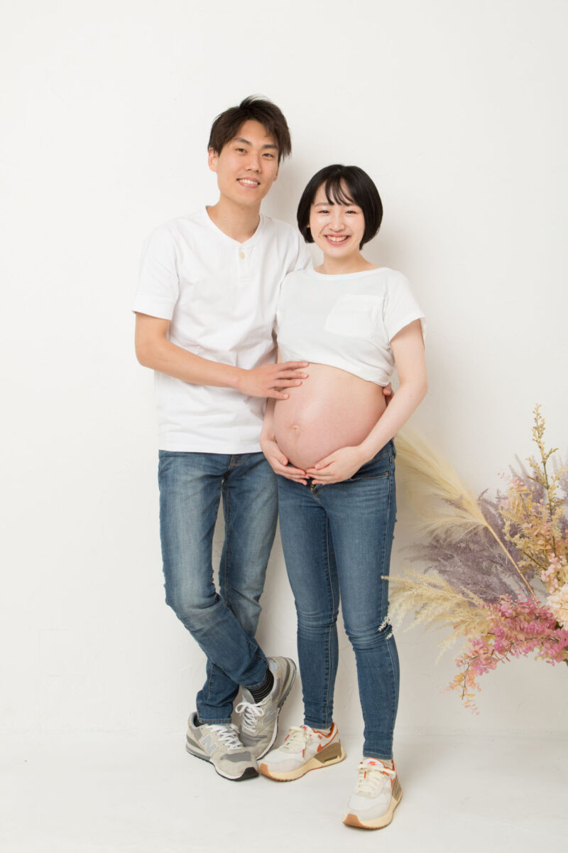 神戸　マタニティフォト 阪急春日野道駅　カメラマン スタジオ 神戸 内絵里 金本義隆 写真屋 スタジオゴールド